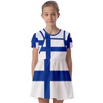 Finland Kids  Short Sleeve Pinafore Style Dress