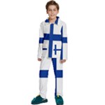 Finland Kids  Long Sleeve Velvet Pajamas Set