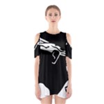 Corsica Flag Shoulder Cutout One Piece Dress