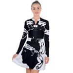 Corsica Flag Long Sleeve Panel Dress