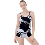 Corsica Flag Boyleg Tankini Set 