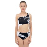 Corsica Flag Spliced Up Two Piece Swimsuit