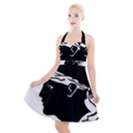 Corsica Flag Halter Party Swing Dress 