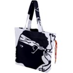 Corsica Flag Drawstring Tote Bag