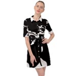 Corsica Flag Belted Shirt Dress