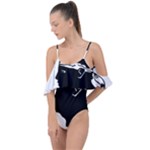 Corsica Flag Drape Piece Swimsuit