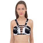 Corsica Flag Cage Up Bikini Top