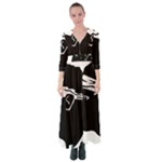 Corsica Flag Button Up Maxi Dress