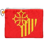 Languedoc Roussillon Flag Canvas Cosmetic Bag (XXL)