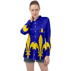 Long Sleeve Satin Shirt 