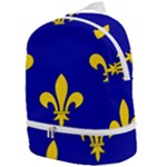 Ile De France Flag Zip Bottom Backpack