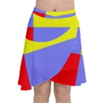 Nitriansky Flag Chiffon Wrap Front Skirt
