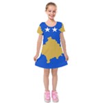 Kosovo Kids  Short Sleeve Velvet Dress