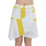 Nord Trondelag Chiffon Wrap Front Skirt