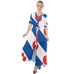 Frisian Flag Waist Tie Boho Maxi Dress