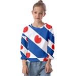 Frisian Flag Kids  Cuff Sleeve Top