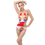 French Polynesia Plunging Cut Out Swimsuit