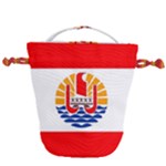 French Polynesia Drawstring Bucket Bag