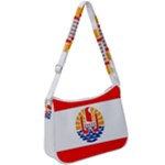 French Polynesia Zip Up Shoulder Bag