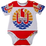 French Polynesia Baby Short Sleeve Bodysuit