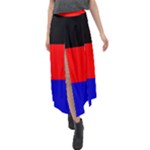 East Frisia Flag Velour Split Maxi Skirt