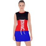 East Frisia Flag Lace Up Front Bodycon Dress