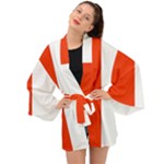 Derry Flag Long Sleeve Kimono