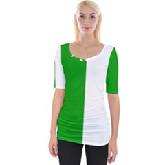 Wide Neckline T-Shirt 