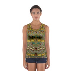 Fishes Admires All Freedom In The World And Feelings Of Security Sport Tank Top  from UrbanLoad.com