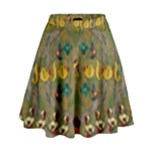 Fishes Admires All Freedom In The World And Feelings Of Security High Waist Skirt