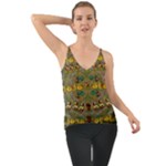 Fishes Admires All Freedom In The World And Feelings Of Security Chiffon Cami