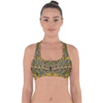 Fishes Admires All Freedom In The World And Feelings Of Security Cross Back Hipster Bikini Top 