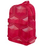 Red Textured Wall Classic Backpack