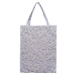 Plaster Background Floral Pattern Classic Tote Bag