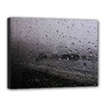 Rain On Glass Texture Canvas 16  x 12  (Stretched)