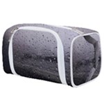Rain On Glass Texture Toiletries Pouch