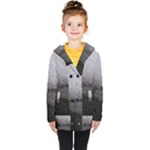 Rain On Glass Texture Kids  Double Breasted Button Coat