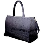 Rain On Glass Texture Duffel Travel Bag