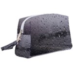Rain On Glass Texture Wristlet Pouch Bag (Large)