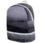 Rain On Glass Texture Zip Bottom Backpack