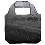 Rain On Glass Texture Premium Foldable Grocery Recycle Bag