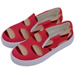 Stackable Chips In Lines Kids  Canvas Slip Ons