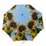 Sunflower Flower Yellow Folding Umbrellas
