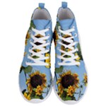 Sunflower Flower Yellow Men s Lightweight High Top Sneakers