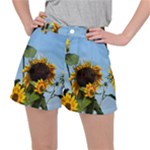 Sunflower Flower Yellow Ripstop Shorts