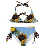 Sunflower Flower Yellow Kids  Classic Bikini Set