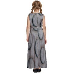 Kids  Satin Sleeveless Maxi Dress 