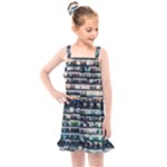Texture Pattern Kids  Overall Dress