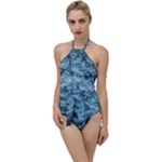 Texture Reef Pattern Go with the Flow One Piece Swimsuit