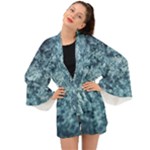 Texture Reef Pattern Long Sleeve Kimono